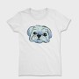 Shih Tzu Dog Portrait, Tricou Femei