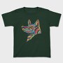 Huichol Colorful Wolf, Tricou Copii