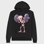 Humorous Weightlifting Skeleton Skelleton Lifting, Hanorac Oversize Barbati (Unisex)