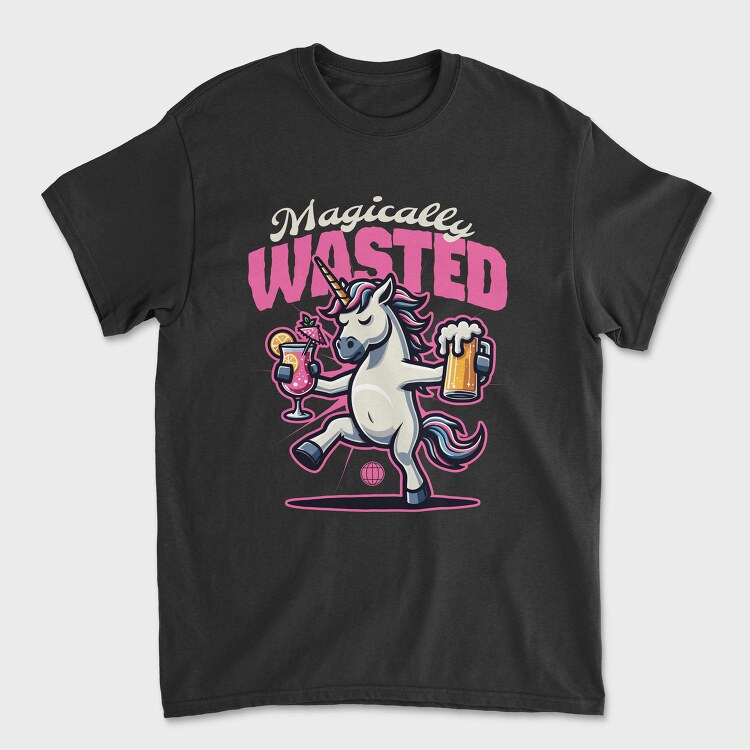 Magically Wasted Unicorn, Tricou Barbati (Unisex)