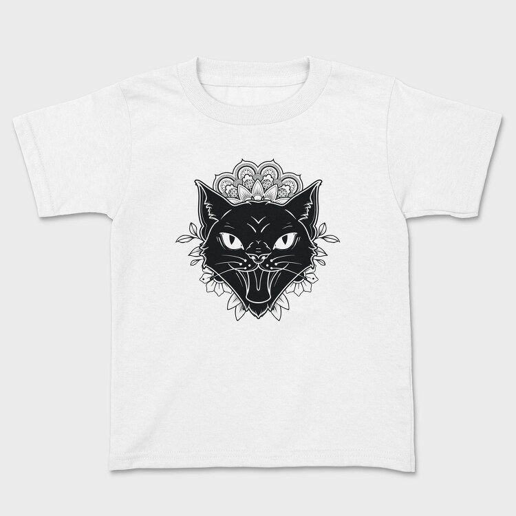 Mandala Cat Tattoo, Tricou Copii