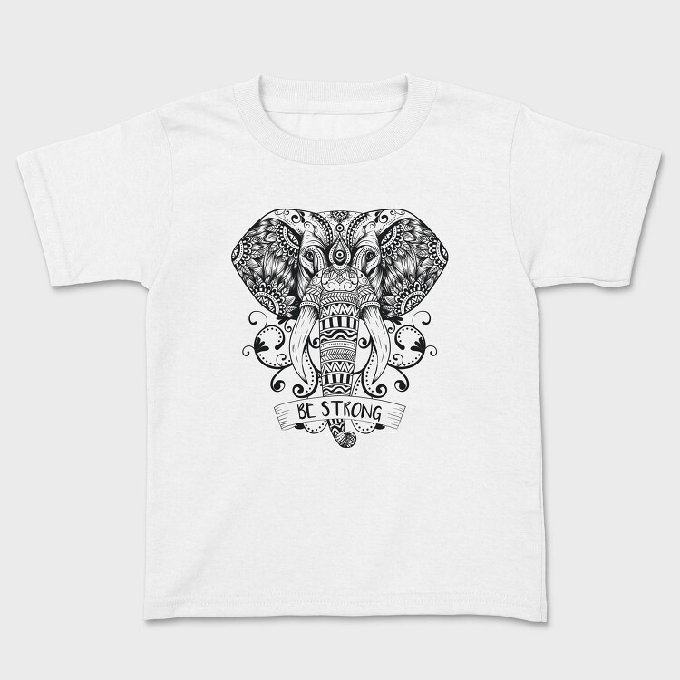 Mandala Elephant, Tricou Copii