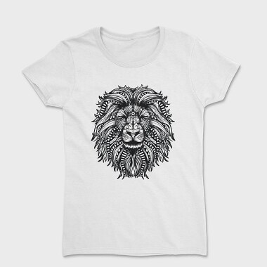 Mandala Lion Leon 001, Tricou Femei