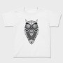 Mandala Owl Illustration 001, Tricou Copii