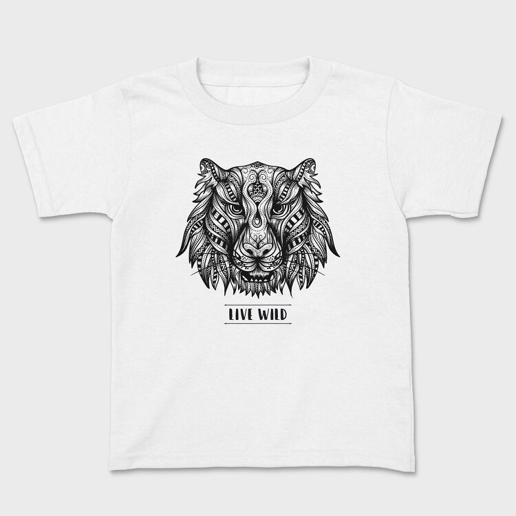 Mandala Tiger 001, Tricou Copii