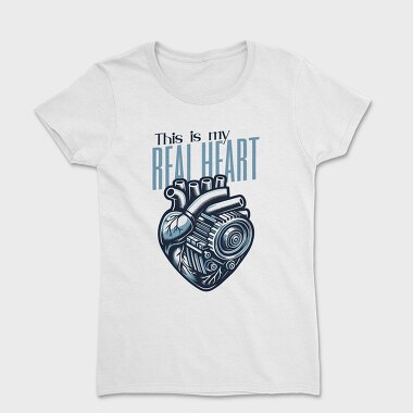 Mechanical Heart Anatomy Real Heart, Tricou Femei