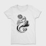 Mermaid Dark Art Nouveau 01, Tricou Femei
