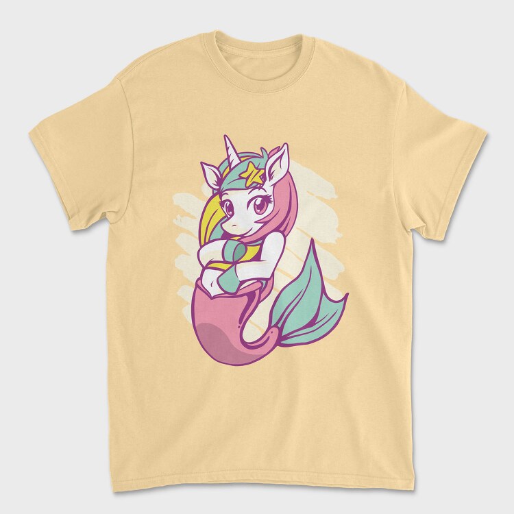Mermaid Unicorn Sea Corn, Tricou Barbati (Unisex)