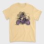 Woman In Motorcycle Biker Girl, Tricou Barbati (Unisex)