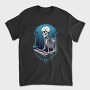 Skeleton Pianist Piano, Tricou Barbati (Unisex)