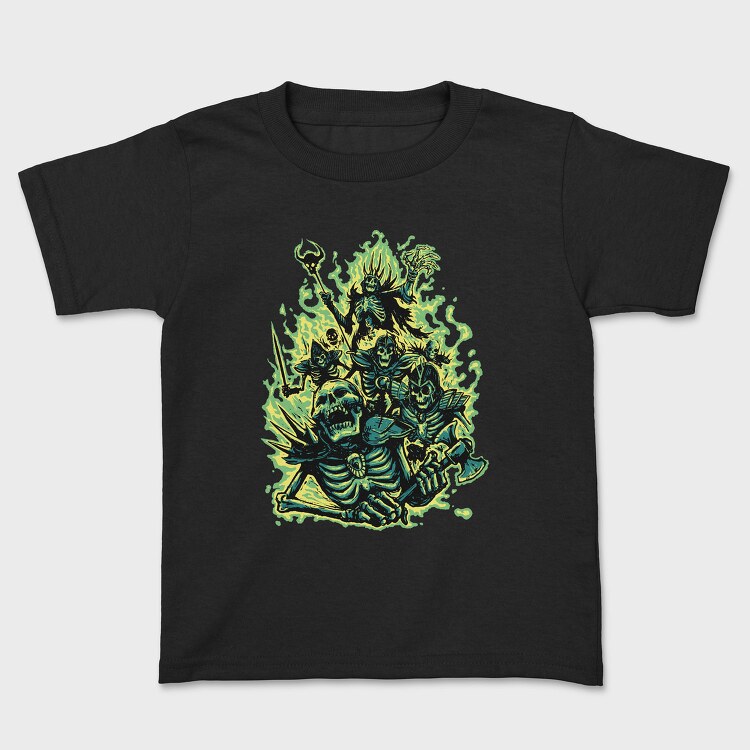 Skeleton Warriors Necromancer, Tricou Copii