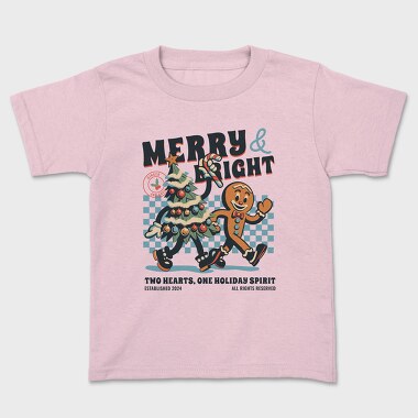 Merry And Bright Christmas, Tricou Copii