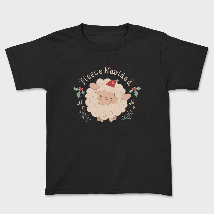Merry Christmas Cute Sheep 1, Tricou Copii