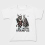 Merry Dark Krampus Cartoon, Tricou Copii