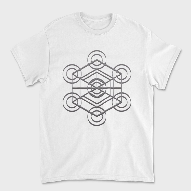Metatron Cube, Tricou Barbati (Unisex)