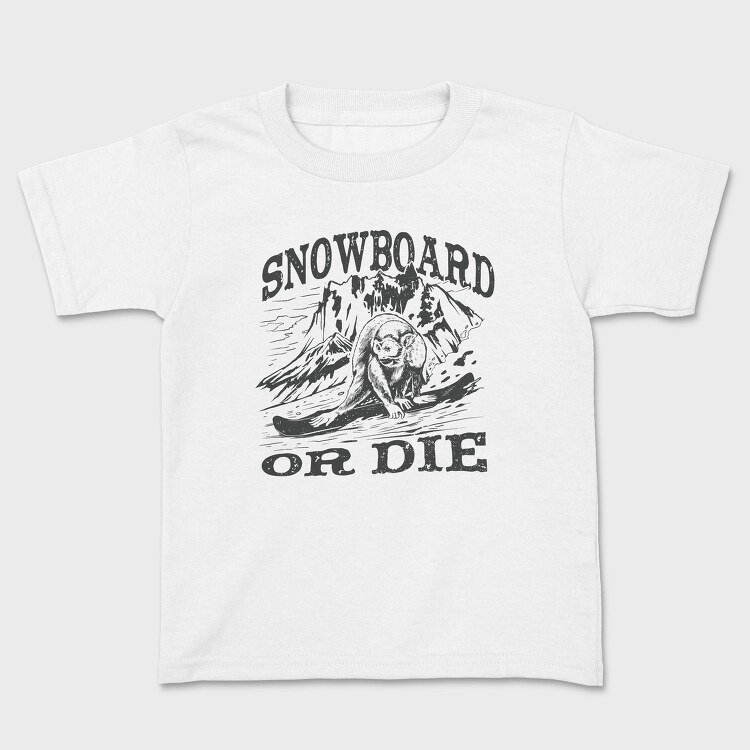 Monkey Snowboarding, Tricou Copii