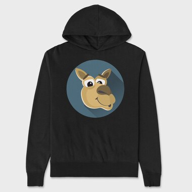 Mooch Moose Mascot, Hanorac Oversize Barbati (Unisex)