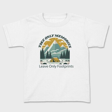 Motivational Camping Quote, Tricou Copii