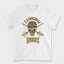 Skull Biker 04, Tricou Barbati (Unisex)