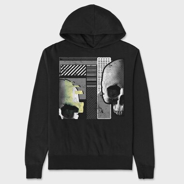 Skull Code Tote, Hanorac Oversize Barbati (Unisex)