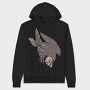 Skull Hawk, Hanorac Oversize Barbati (Unisex)