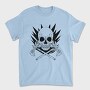 Skull With Axe Weapons Axes, Tricou Barbati (Unisex)