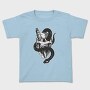 Skull With Snake Knife 01, Tricou Copii