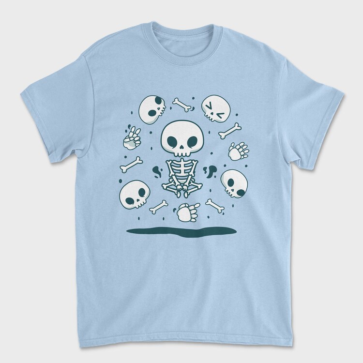 Skulls And Skeletons Cute Mug, Tricou Barbati (Unisex)
