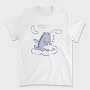 Sleepy Cute Dragon Tote, Tricou Barbati (Unisex)