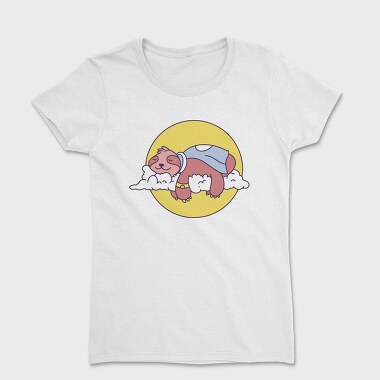 Sleepy Sloth In The Clouds, Tricou Femei
