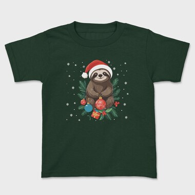 Sloth Christmas Tote, Tricou Copii