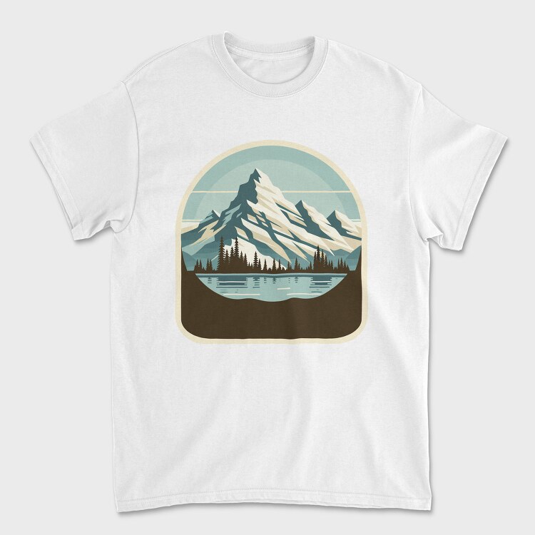 Mountain Landscape, Tricou Barbati (Unisex)