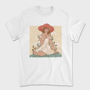 Mushroom Lady, Tricou Barbati (Unisex)