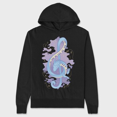 Musical Dragon, Hanorac Oversize Barbati (Unisex)