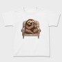 Sloth On A Chair Yawn, Tricou Copii