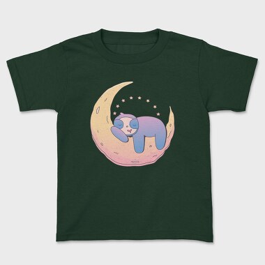 Sloth On Moon, Tricou Copii