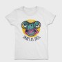 Turtle Animal With Glasses Smart Ass Hell, Tricou Femei
