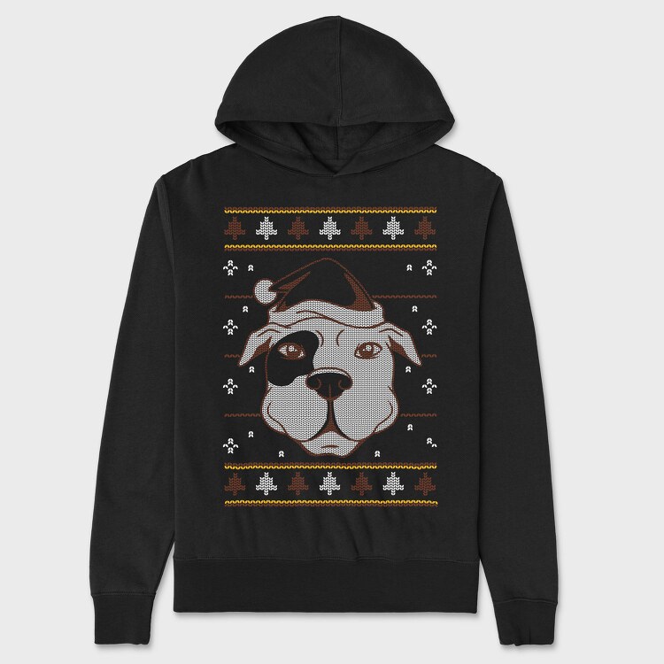 Ugly Sweater Dog, Hanorac Oversize Barbati (Unisex)