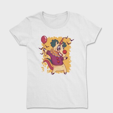 Unicorn Clown Halloween 01, Tricou Femei