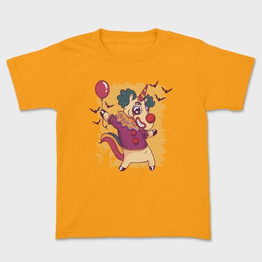 Unicorn Clown Halloween 01, Tricou Copii