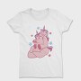Unicorn Dad And Child Papa Unicorn, Tricou Femei