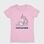 Unicorn Daddy And Baby Papacorn, Tricou Femei