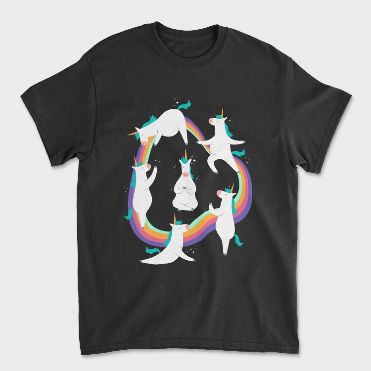 Unicorn Yoga, Tricou Barbati (Unisex)