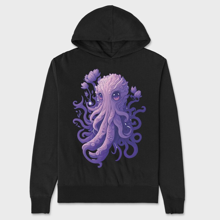 Mystical Octopus, Hanorac Oversize Barbati (Unisex)