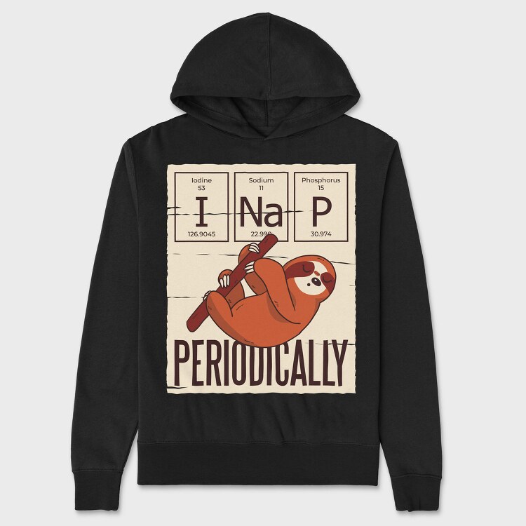 Nap Periodically Sloth, Hanorac Oversize Barbati (Unisex)