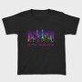 Neon City Skyline City Nights, Tricou Copii