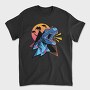Neon Dinosaur, Tricou Barbati (Unisex)