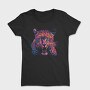 Neon Leopard Angry, Tricou Femei
