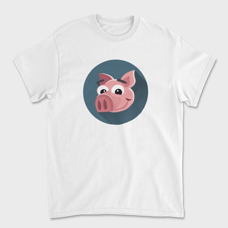 Piggy Bank Smile, Tricou Barbati (Unisex)