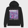 Vaporwave Arcade Quote, Hanorac Oversize Barbati (Unisex)